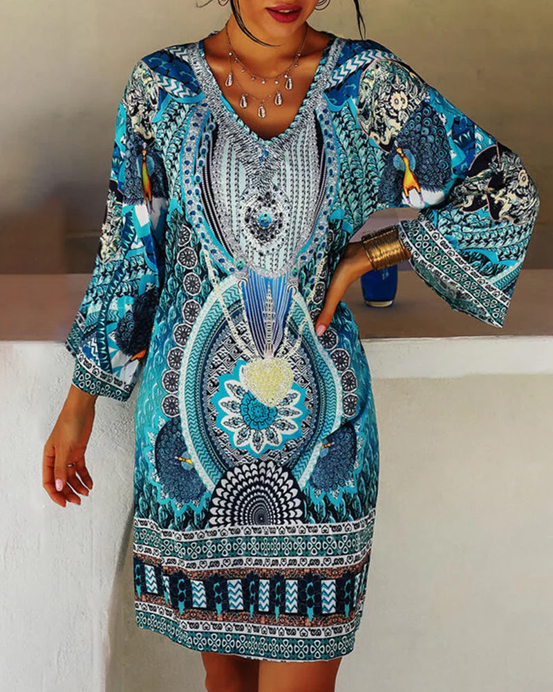 Orlitha Dress | Bohemian Summer Mini Dress - Image 4