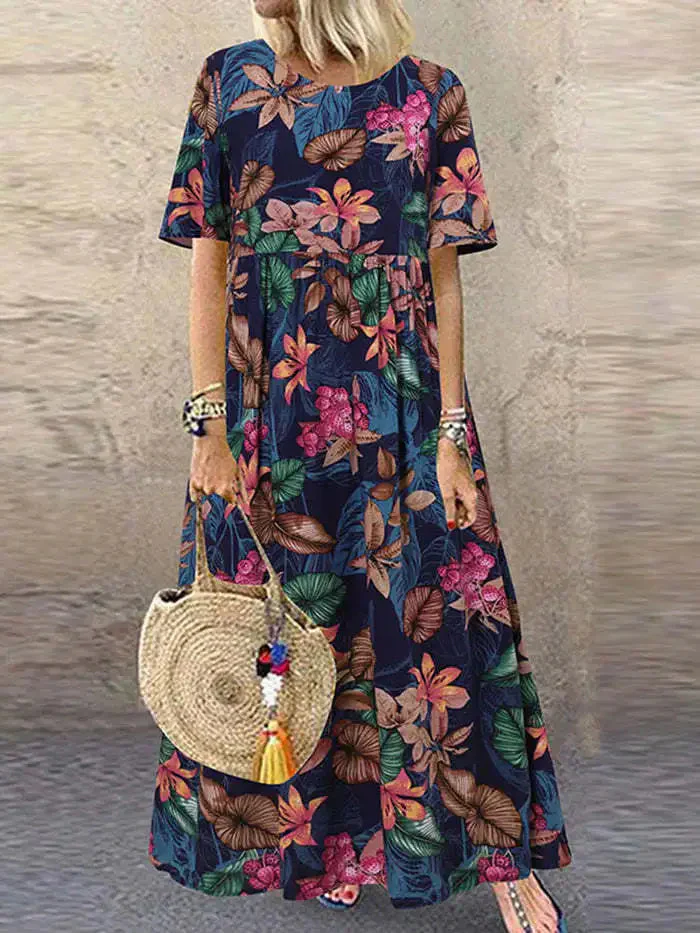Osanna Dress | Floral Boho Summer Maxi Dress - Image 2