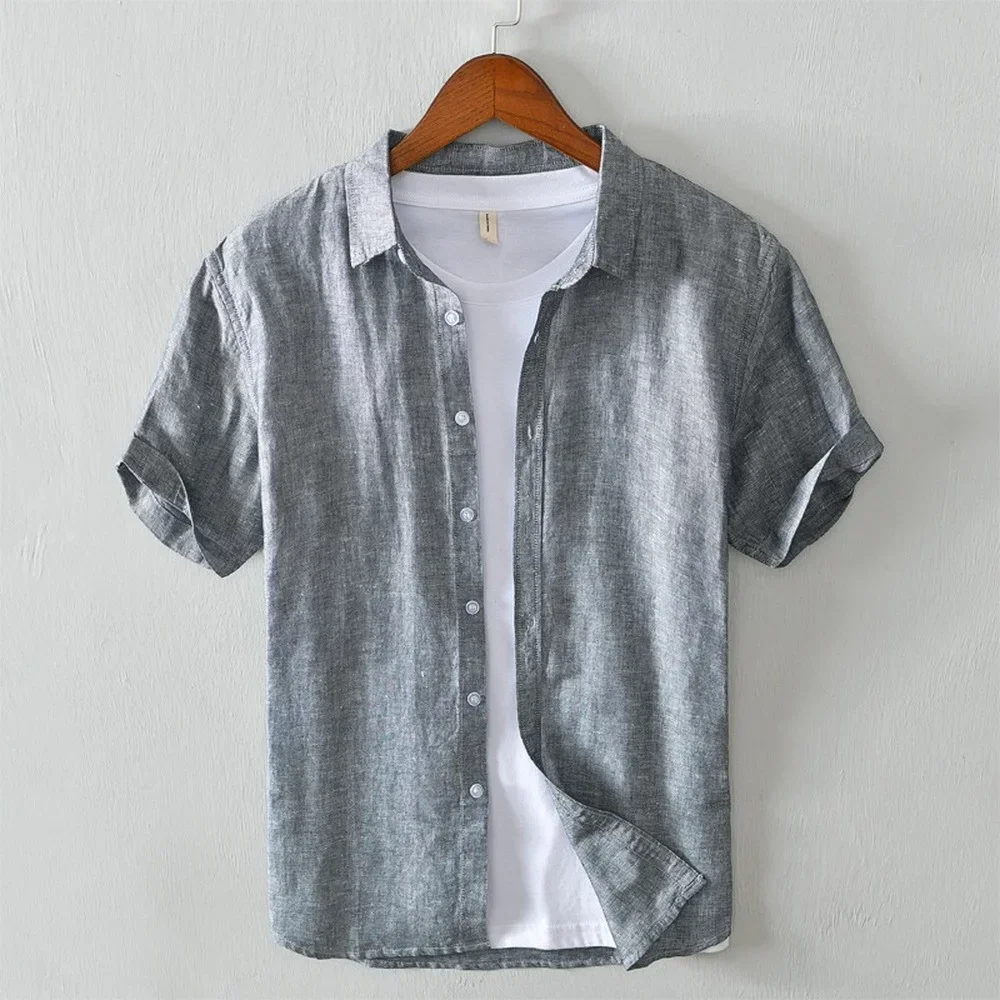 Oscar Relaxed Fit Button-Down Shirt | Short Sleeve Collared Shirt - Image 3
