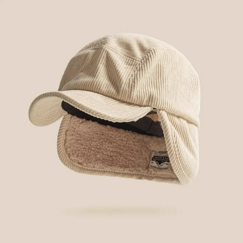 Oscar Structured Earflap Baseball Cap | Fleece Lined Headwear - Image 2
