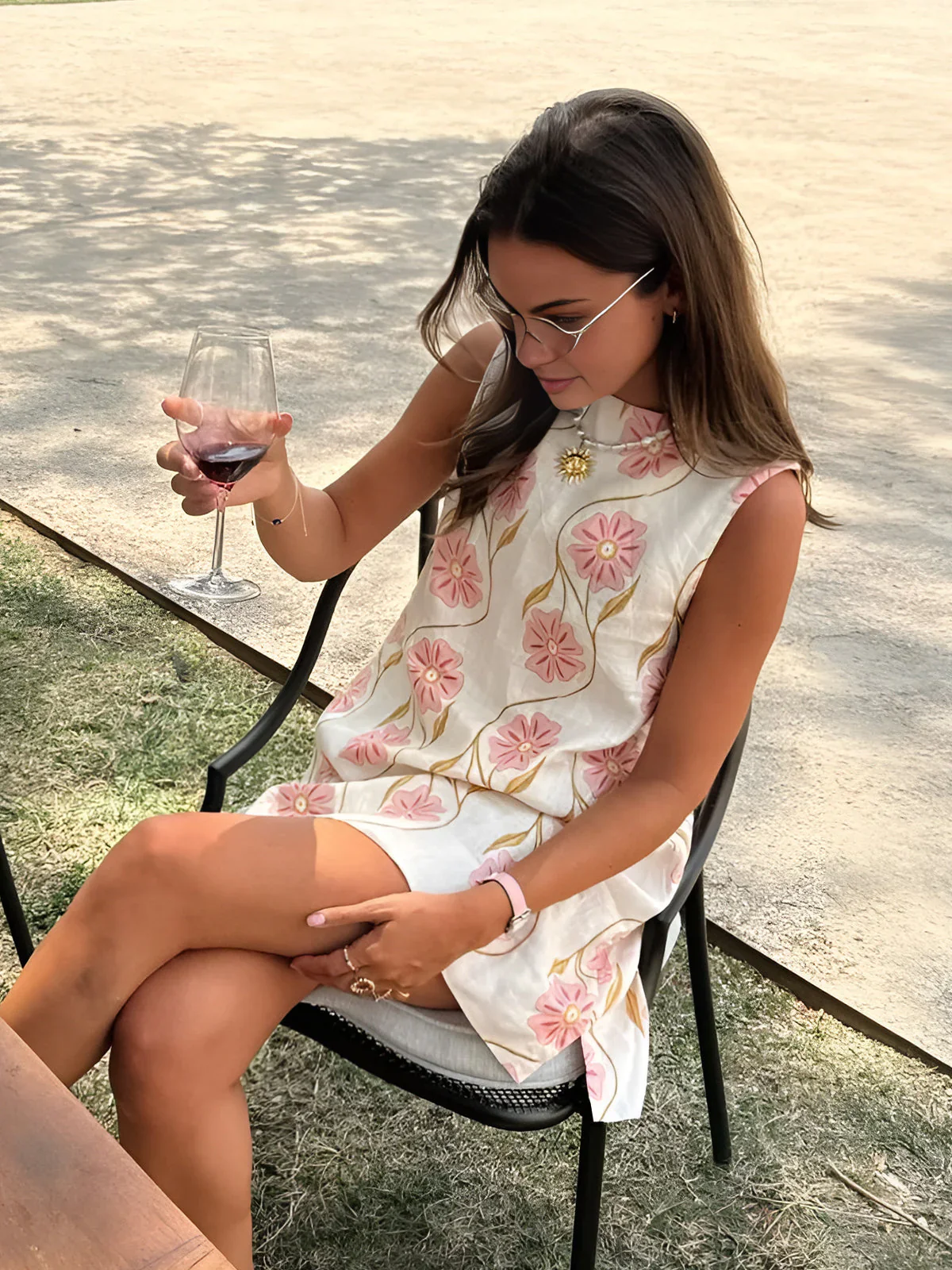 Ozaira Dress | Sleeveless Floral Mini Dress with A-Line Fit - Image 2