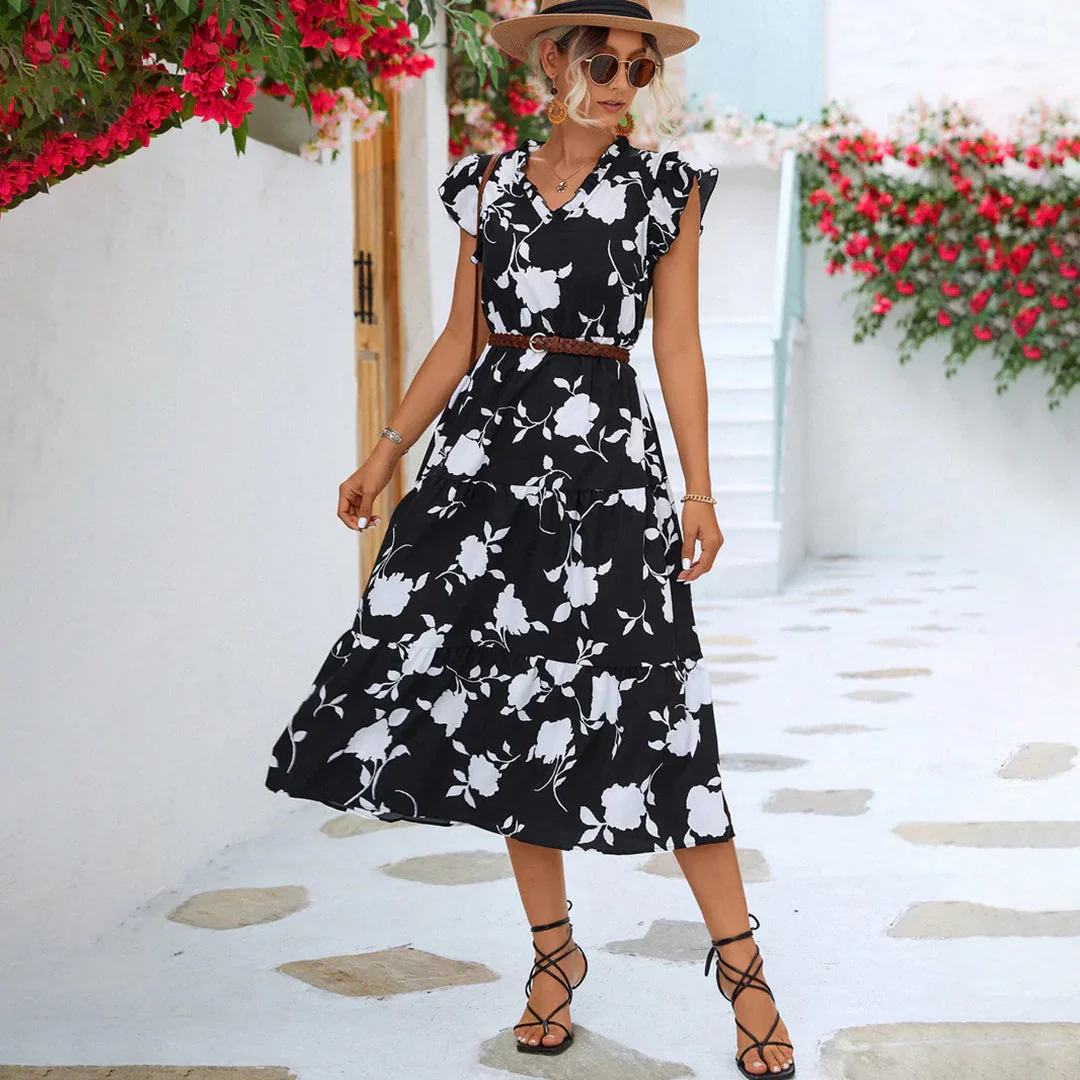 Poppy Dress | Floral Summer Midi Dress - Image 5