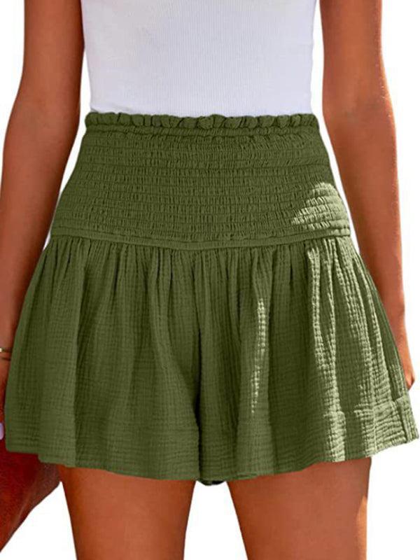 Quinella Shorts | High Waist Pleated Flowy Shorts - Image 5
