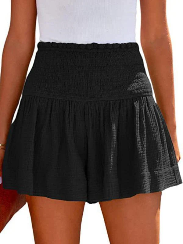 Quinella Shorts | High Waist Pleated Flowy Shorts - Image 7