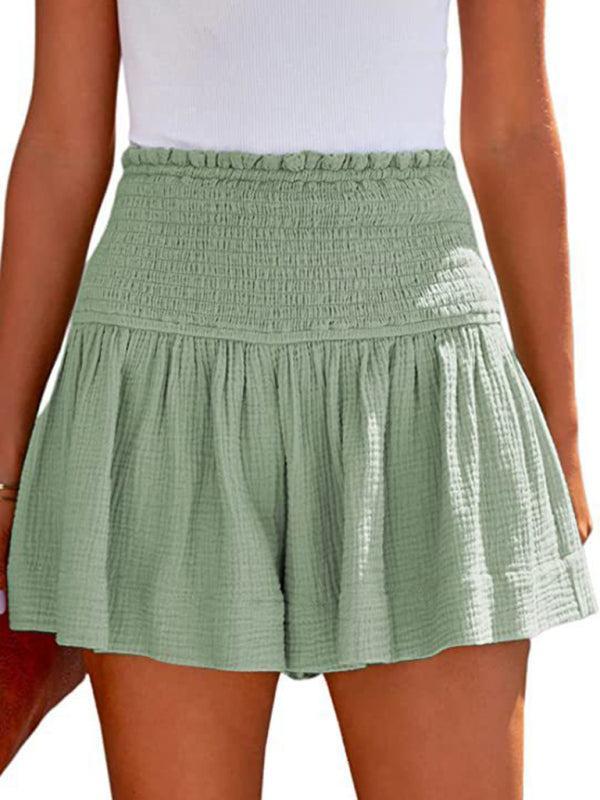 Quinella Shorts | High Waist Pleated Flowy Shorts - Image 8
