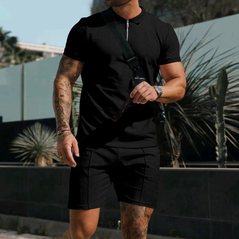 Remco Set | Men's Cotton Polo Outfit Set - Image 2