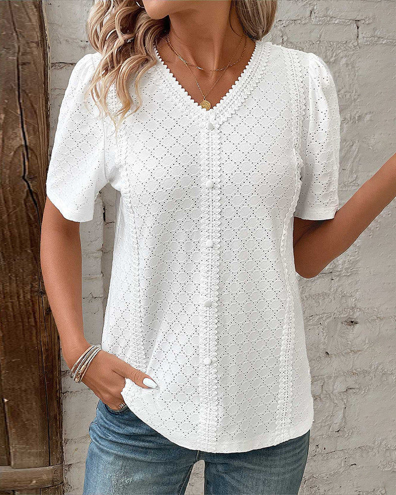Rika Blouse | Women's Casual Summer Top - Image 2