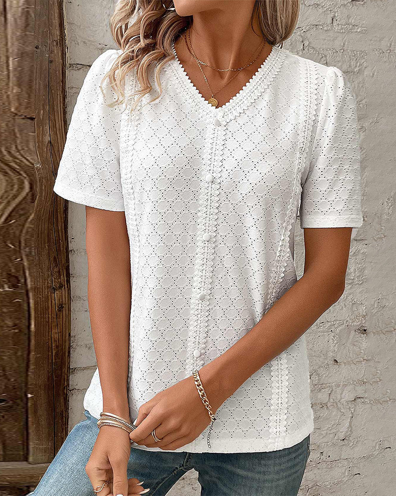 Rika Blouse | Women's Casual Summer Top - Image 3