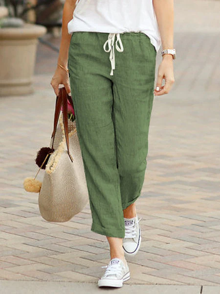 Rina Linen Trousers | Relaxed Fit - Image 5