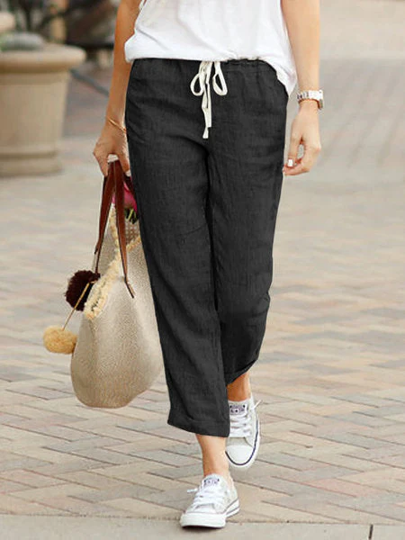 Rina Linen Trousers | Relaxed Fit - Image 6