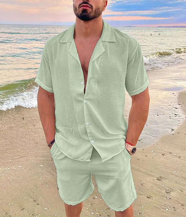 Rinus Men's Summer Leisure Set | Comfortable Casual Outfit - Image 2