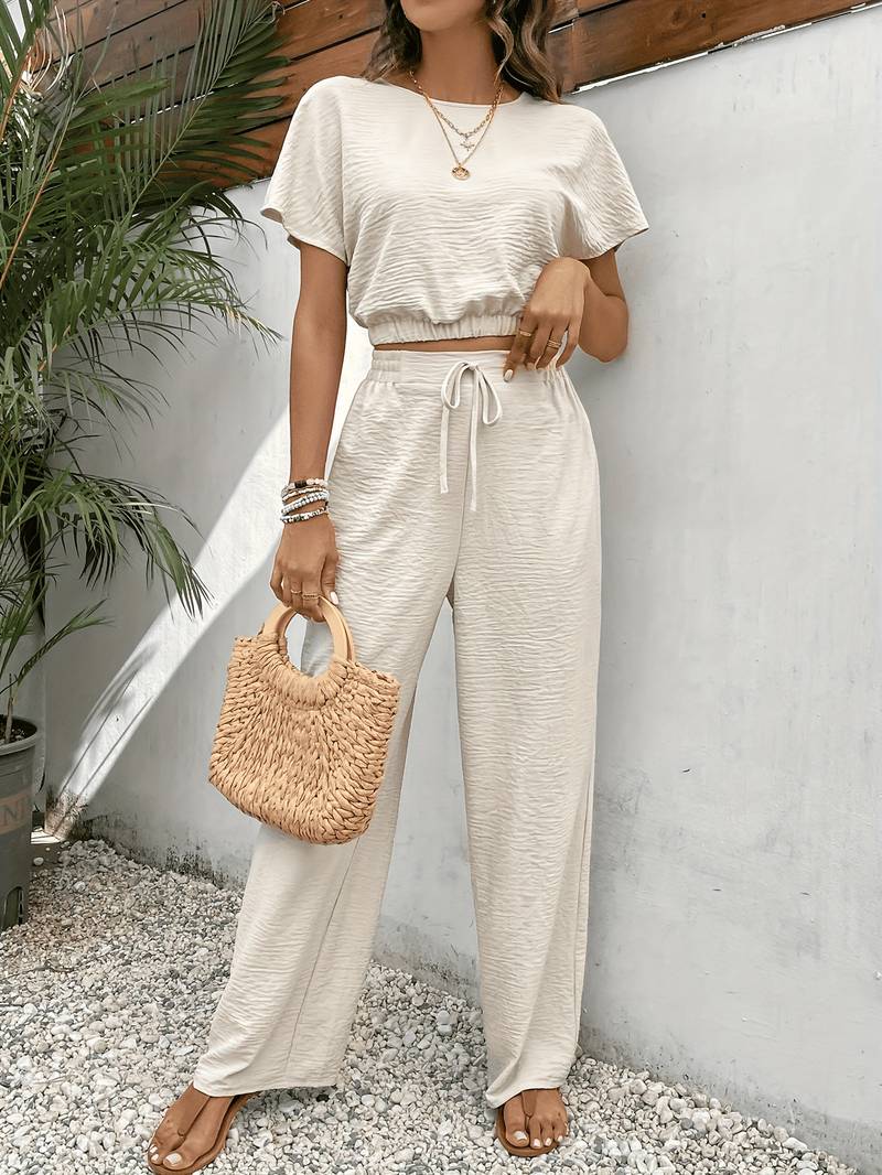 Romana Set | Women's Top and Trousers Summer Set - Image 3