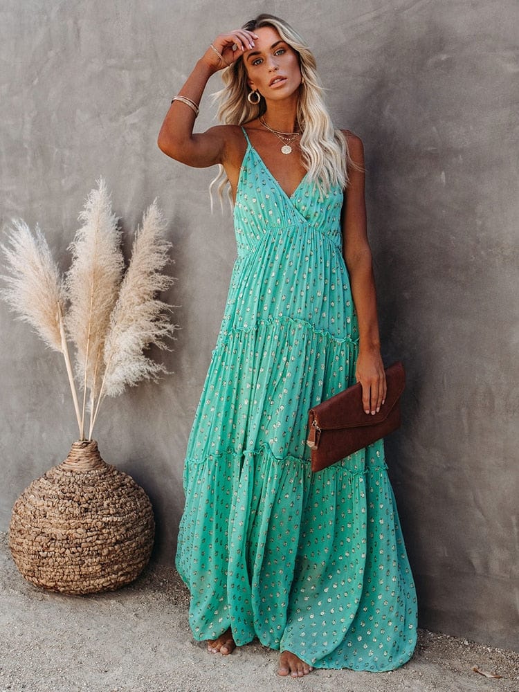 Sabrine Dress | Maxi Dress Soft Breathable Fabric - Image 4