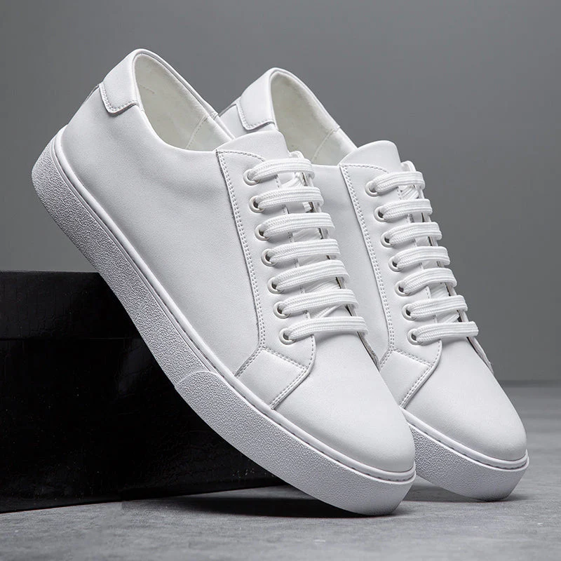 Sebastian Low-Top Sneakers | Lace-Up Burnished Finish Sneakers - Image 6