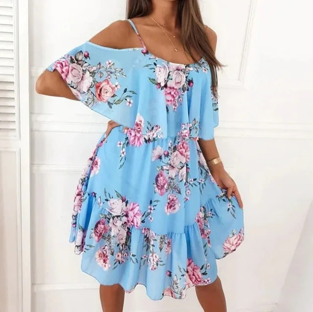 Siana Dress | Elegant Floral Mini Dress - Image 2