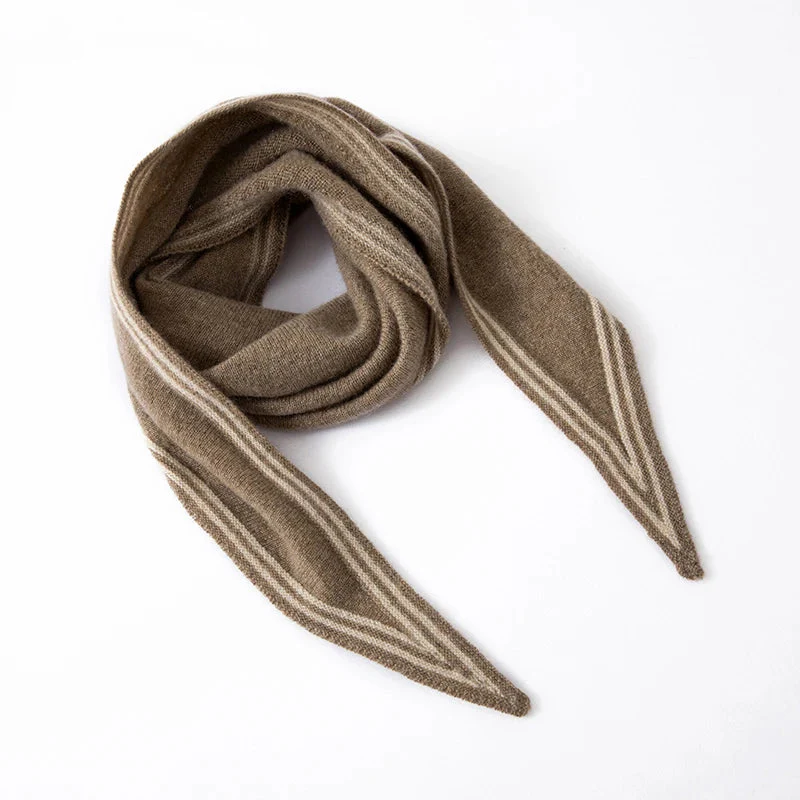 Sienna Draped Scarf | Striped Generous Coverage Scarf - Image 6