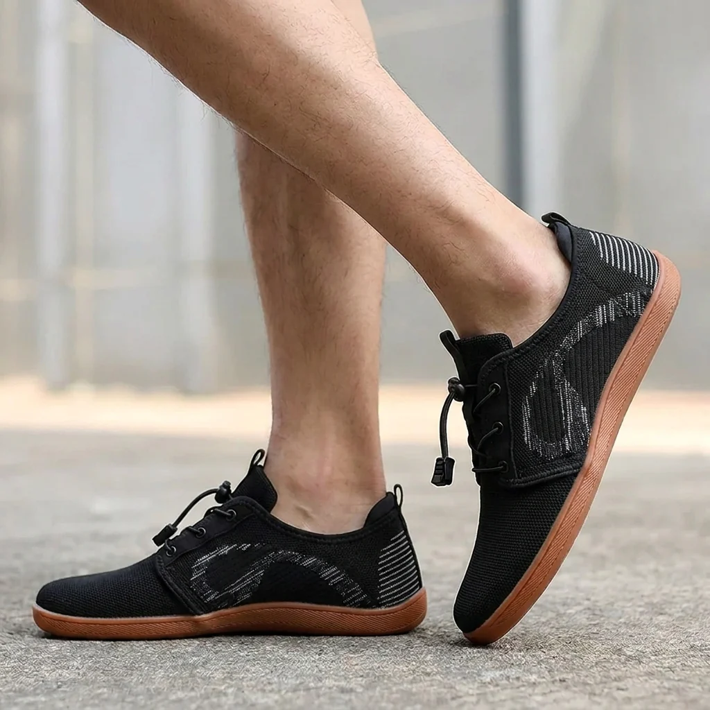 Theodore Low-Profile Sneaker | Mesh Upper Toggle Laces Sneaker - Image 3