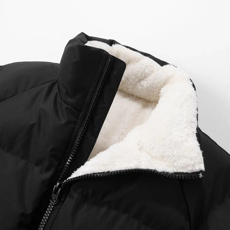 Theodore Relaxed Fit Puffer Jacket | Quilted High-Neck Hip-Length Jacket - Image 4