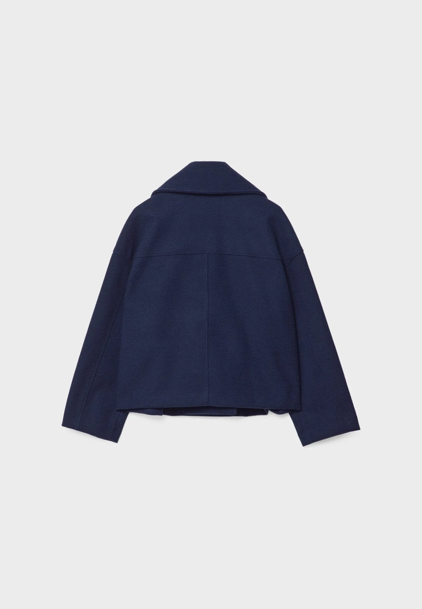 Viola Cropped Double-Breasted Jacket | Collared Relaxed Fit Jacket - Image 10